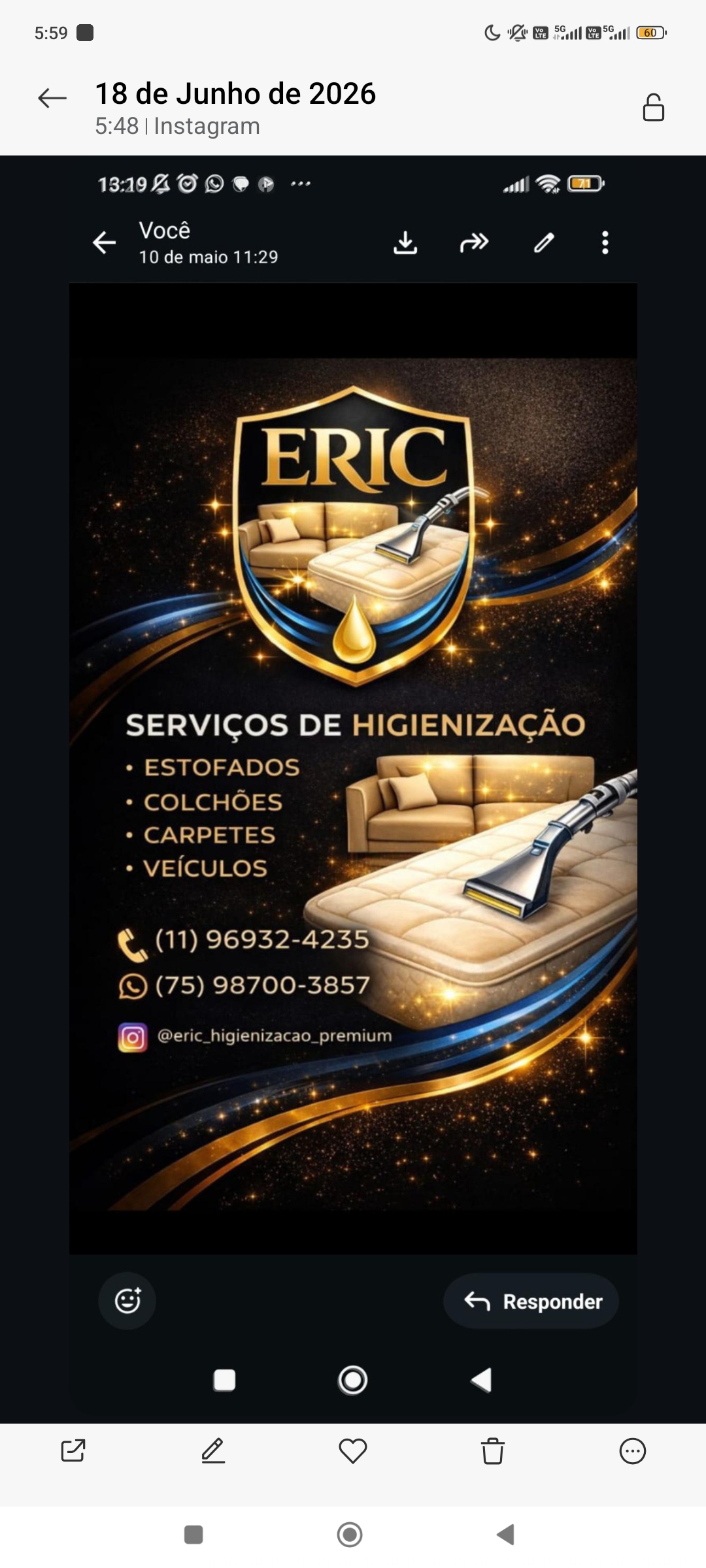 Foto de Eric higienização Premium